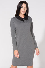 Raw-edge dress