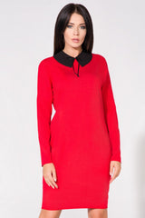 Raw-edge dress