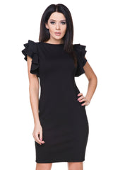 Knitted evening dress
