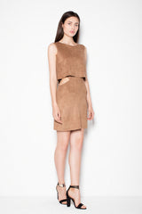 Suede dress