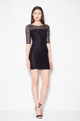 Lace evening dress