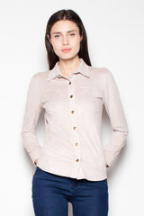 Suede shirt