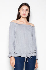 Creased blouse