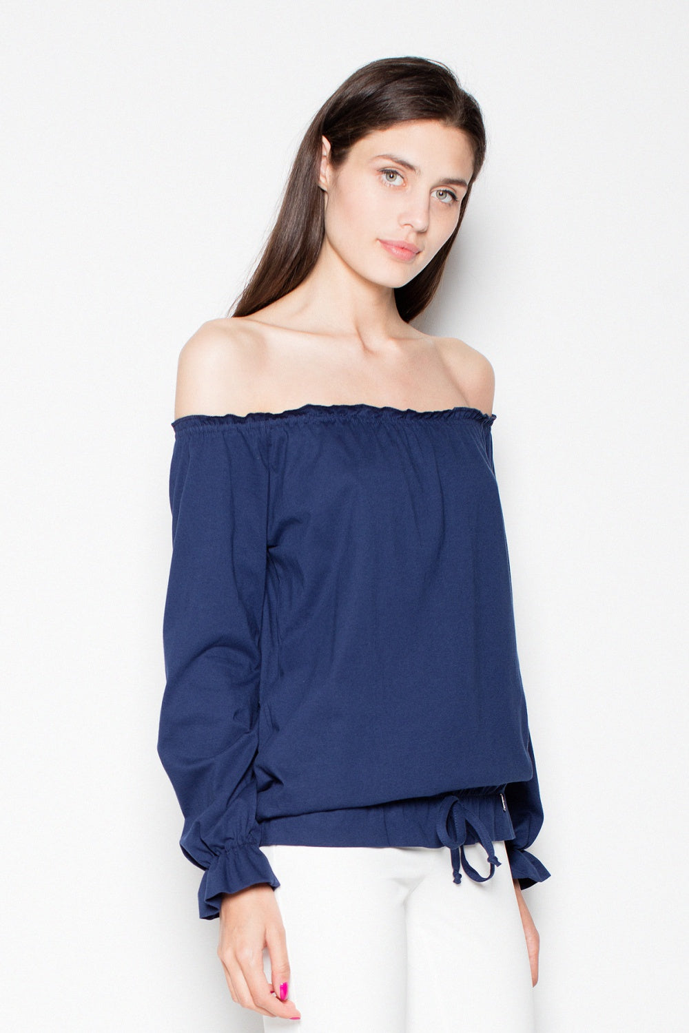 Creased blouse