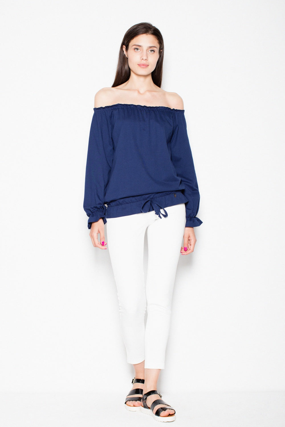 Creased blouse