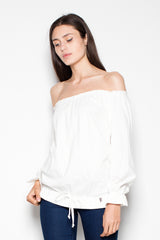 Creased blouse
