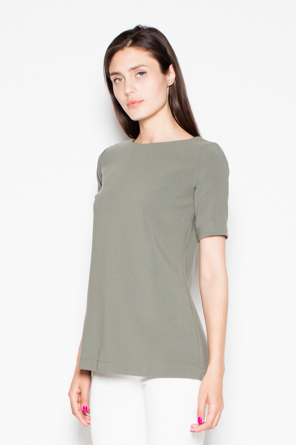 Elongated blouse
