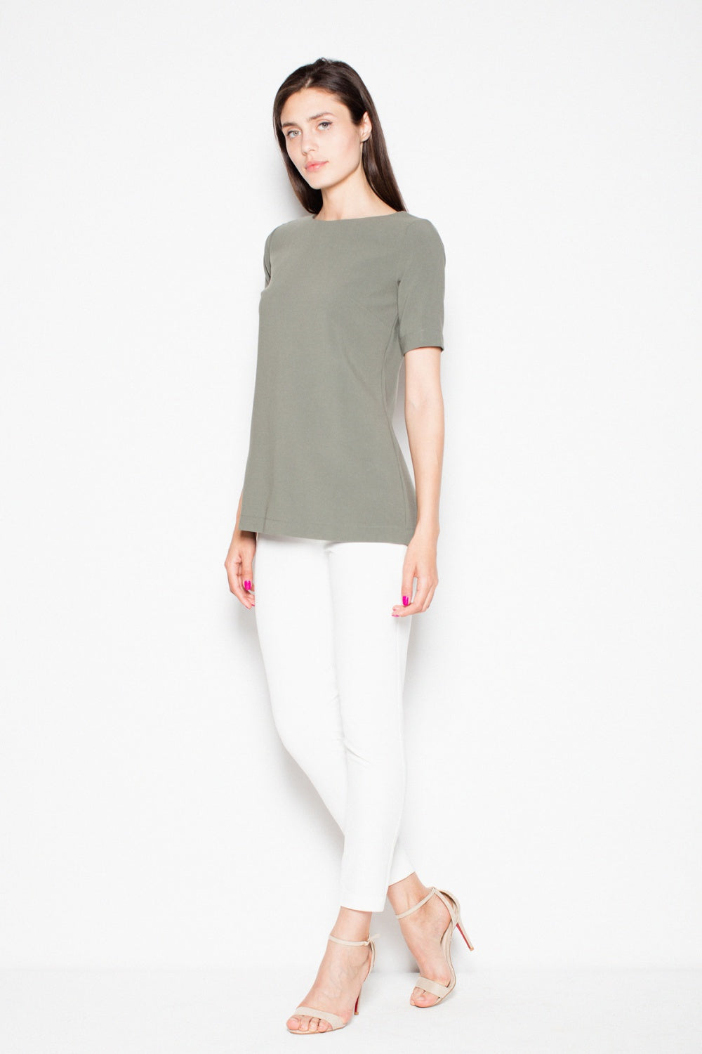 Elongated blouse
