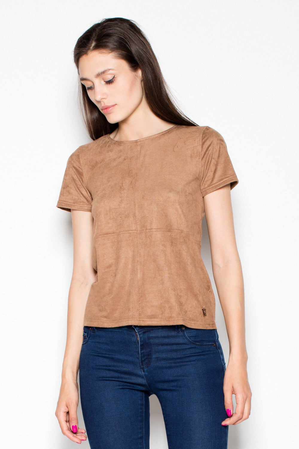 Suede blouse