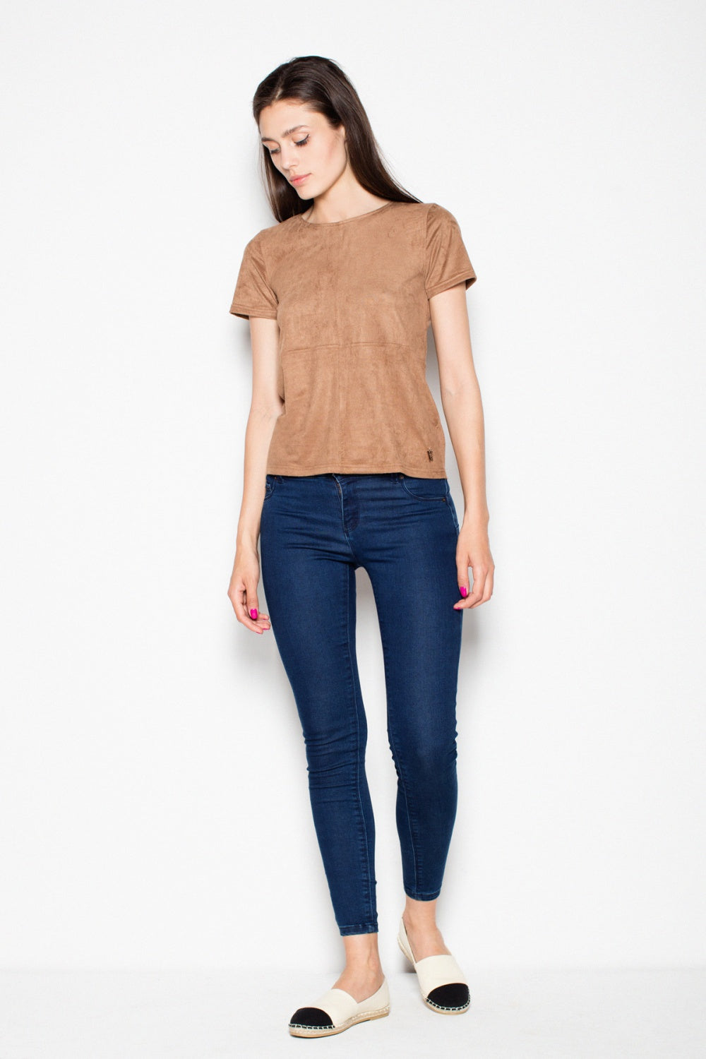 Suede blouse