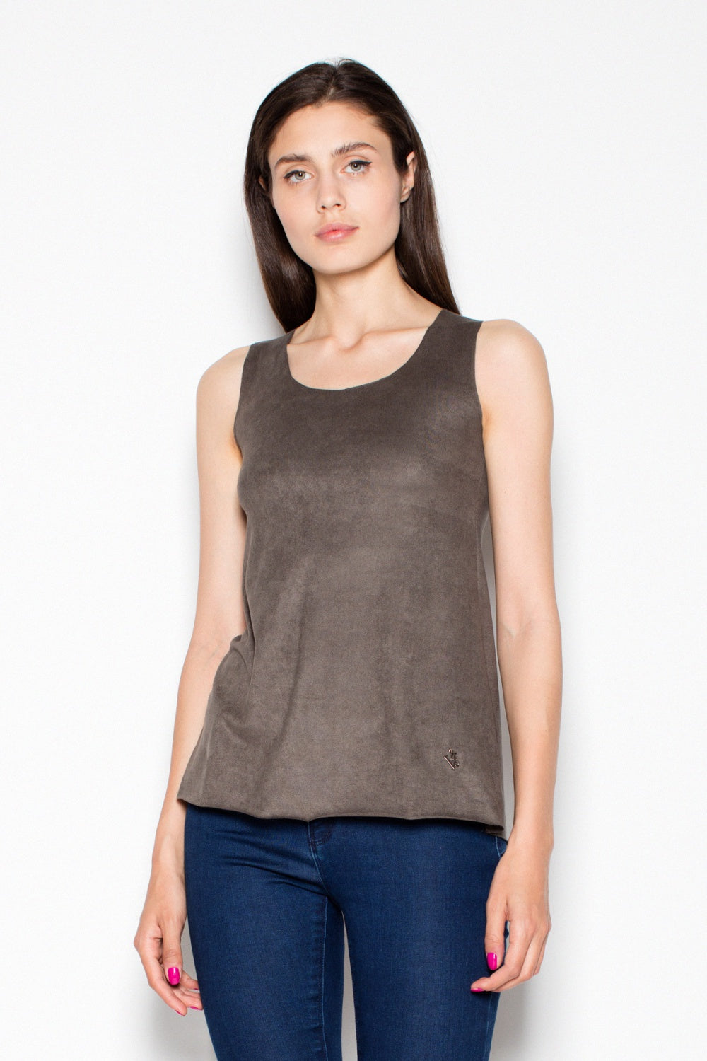 Suede top