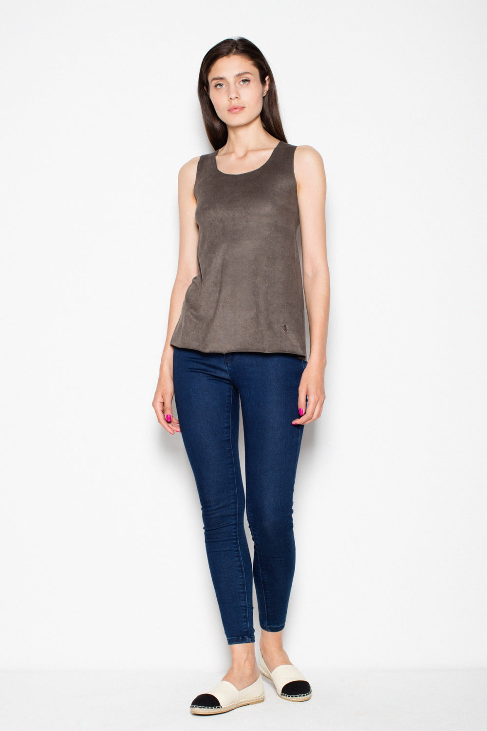 Suede top