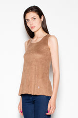 Suede top
