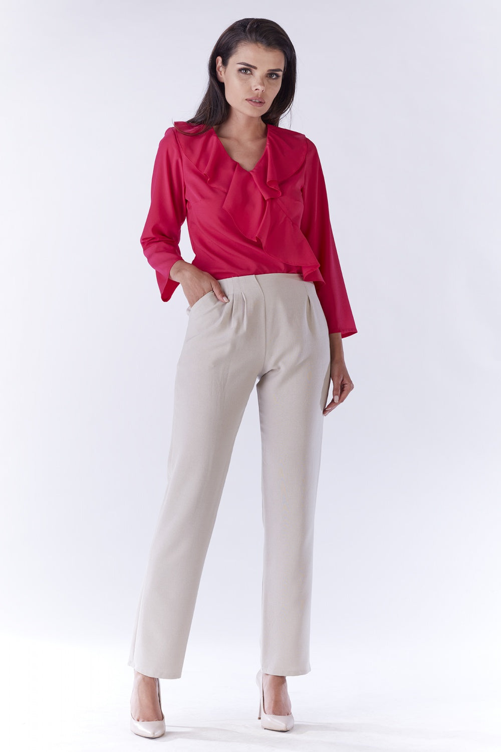 Ruffled blouse