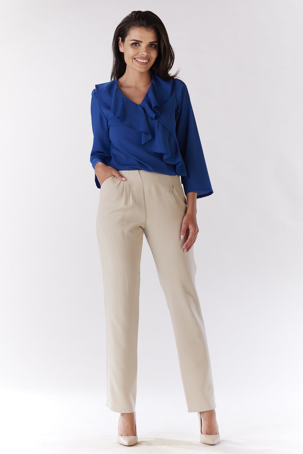 Ruffled blouse