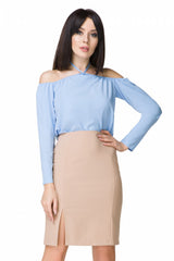 Pleated blouse