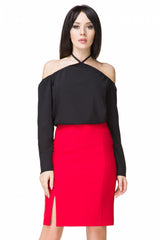 Pleated blouse