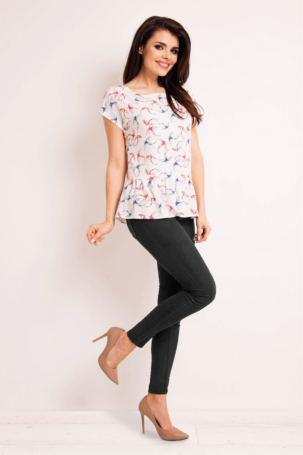 Frill blouse