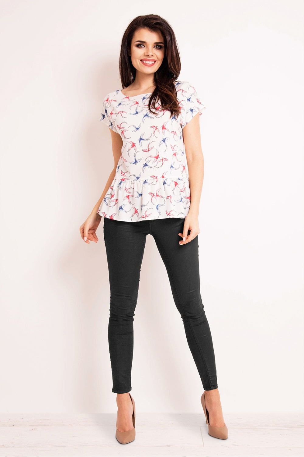 Frill blouse