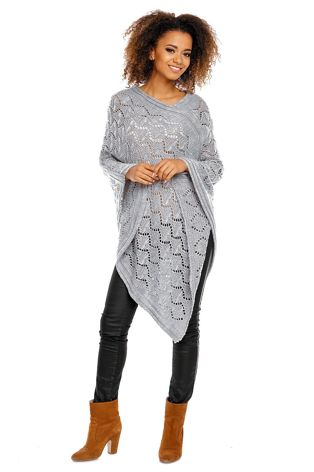 Openwork cardigan