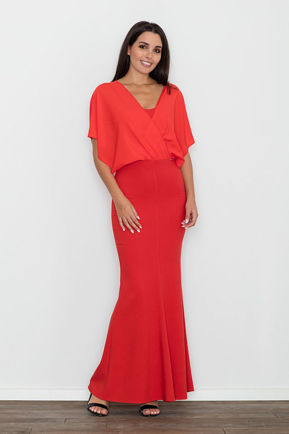 Fitted evening dress