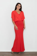 Fitted evening dress