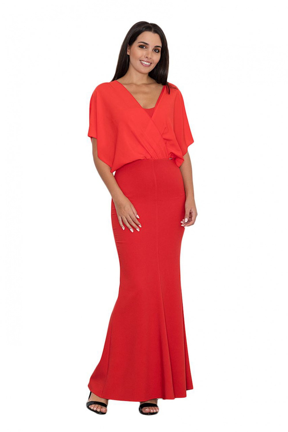 Fitted evening dress