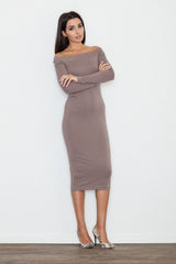 Fitted evening dress
