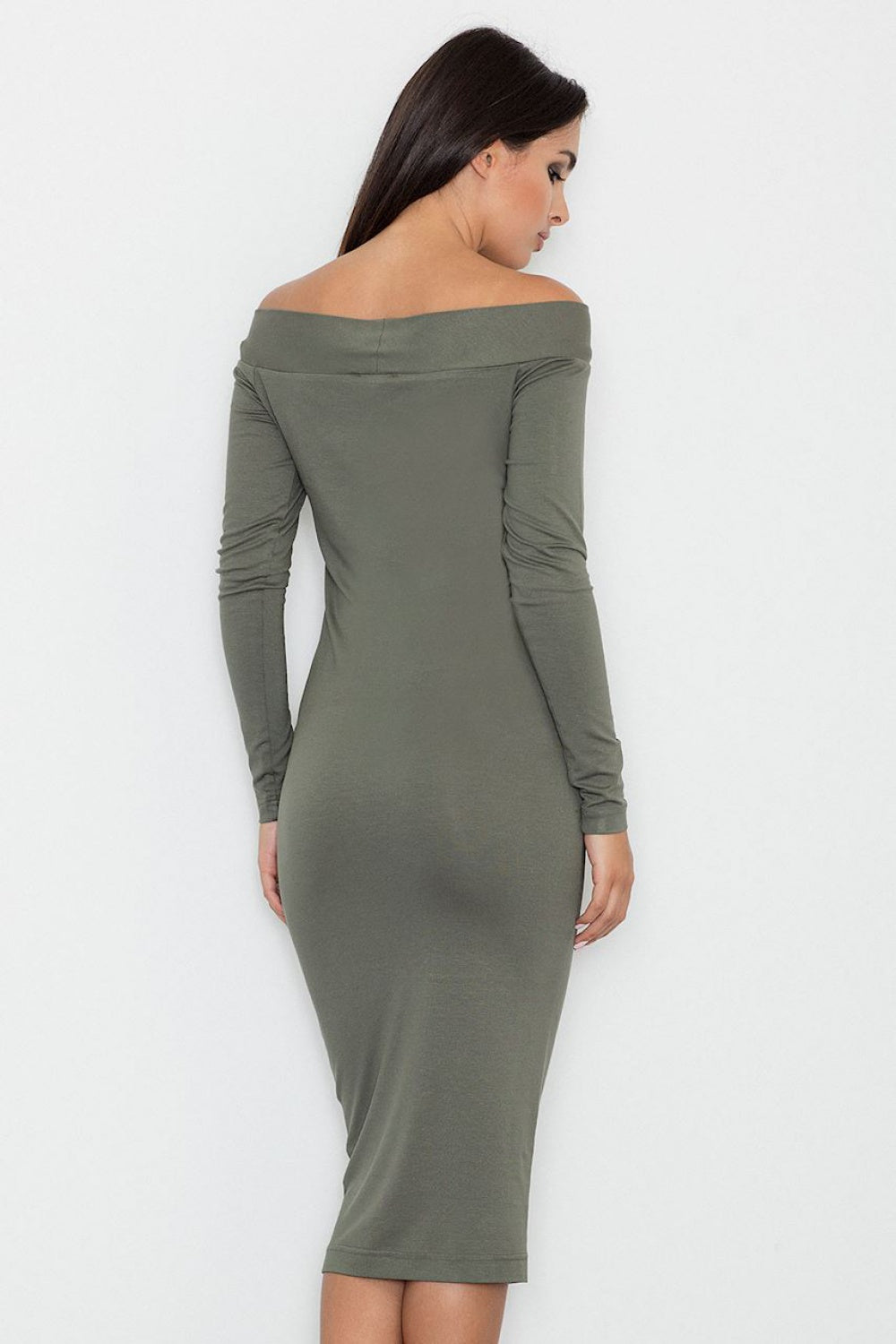 Fitted evening dress