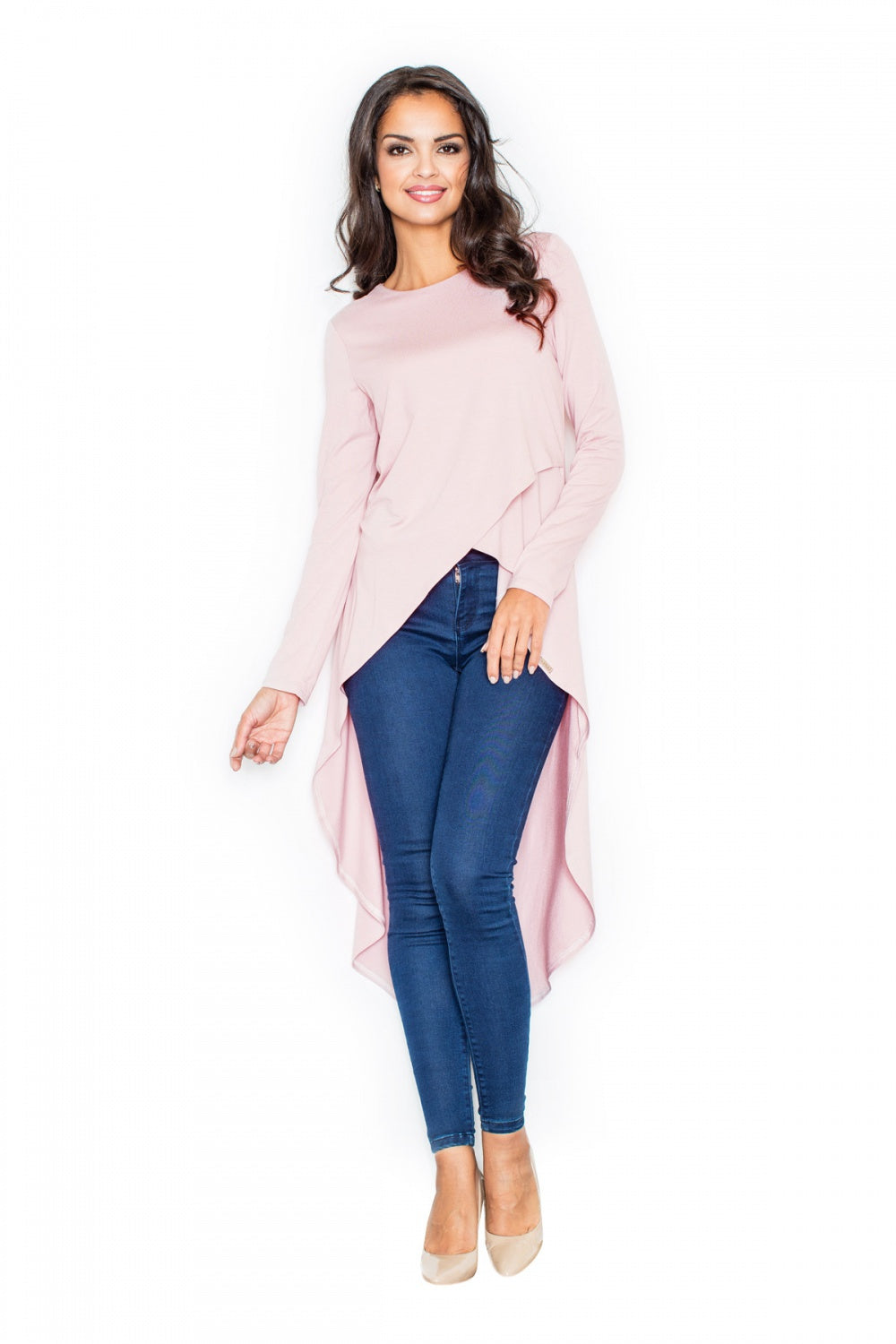 Asymmetrical blouse