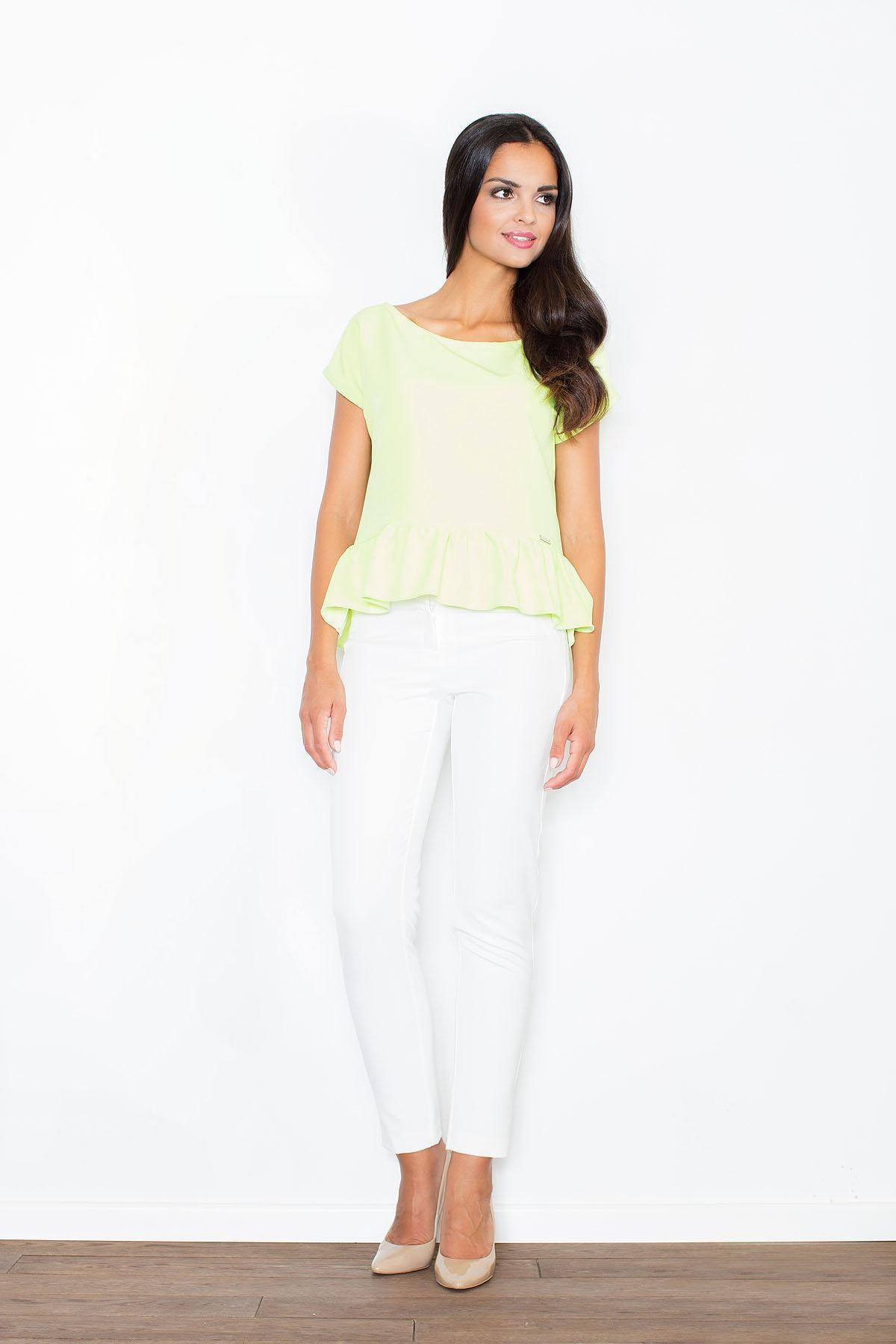 Frill blouse