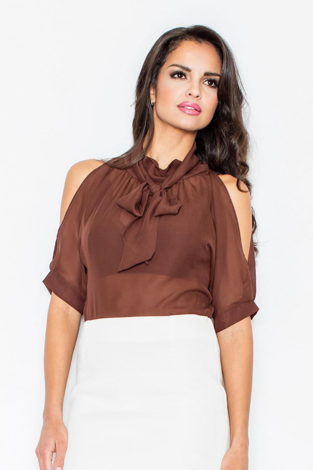 Cut-out blouse