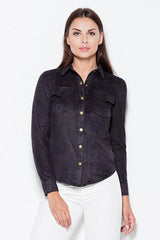 Suede shirt
