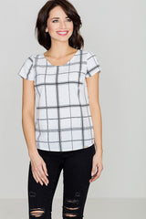 Checkered blouse