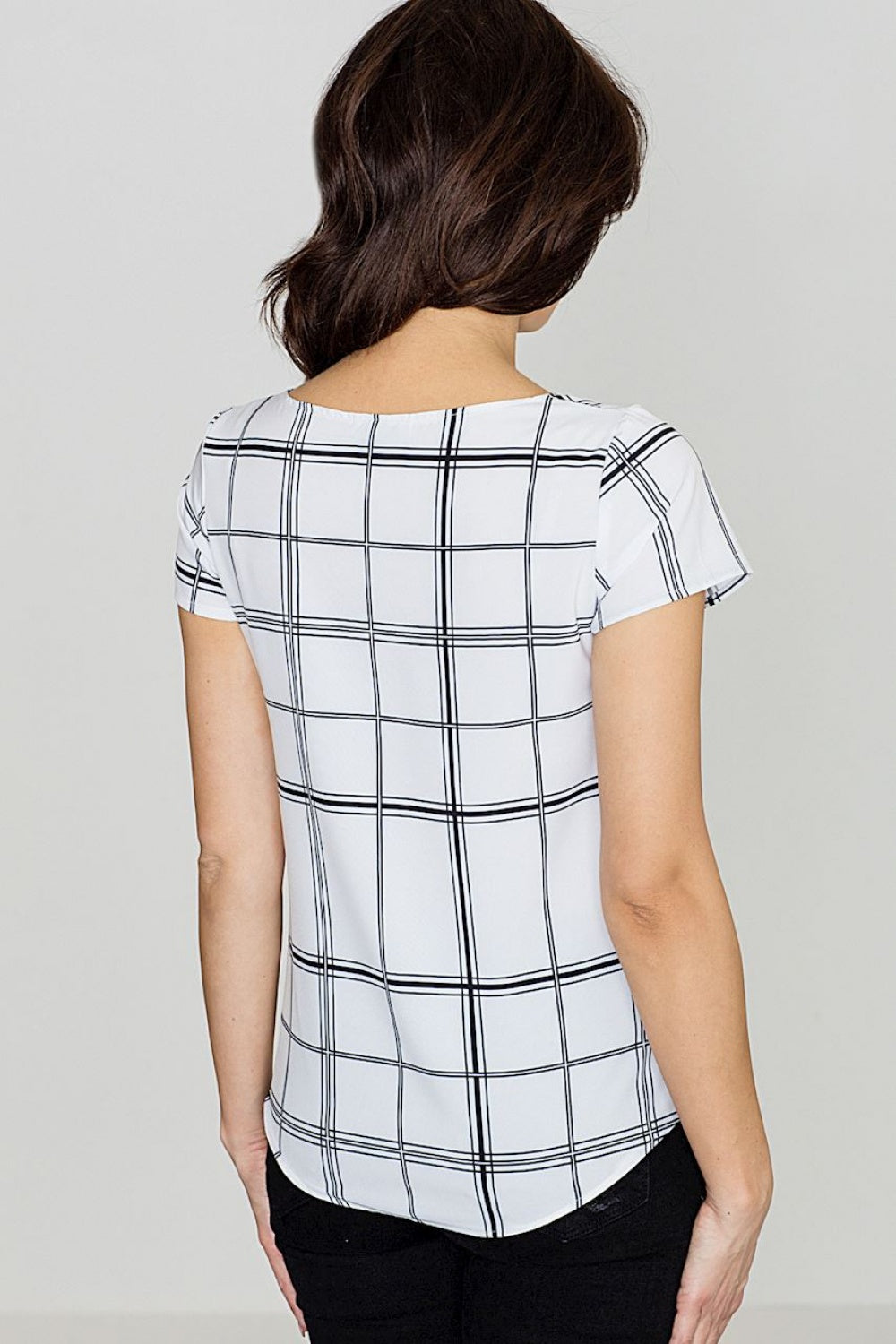 Checkered blouse