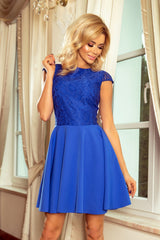 Lace evening dress