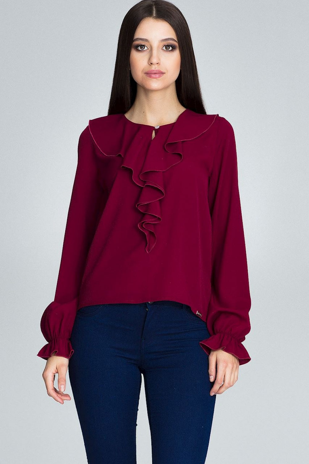 Ruffled blouse