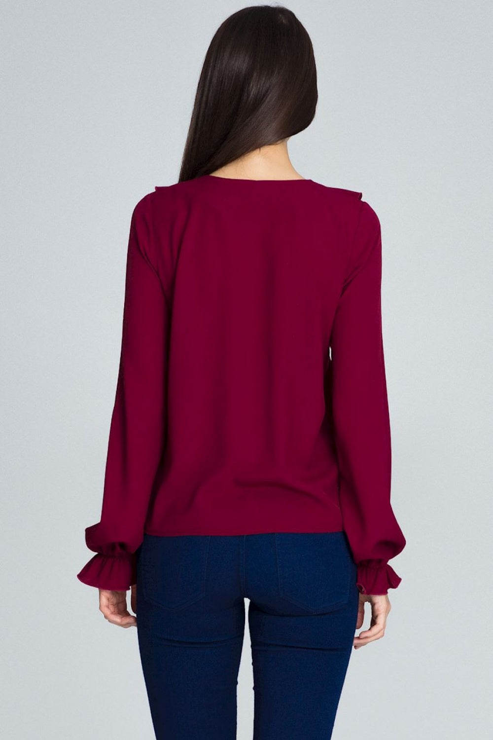 Ruffled blouse