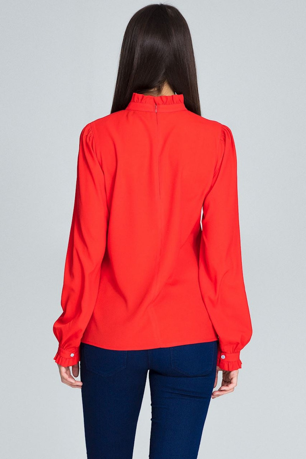 Pleated blouse