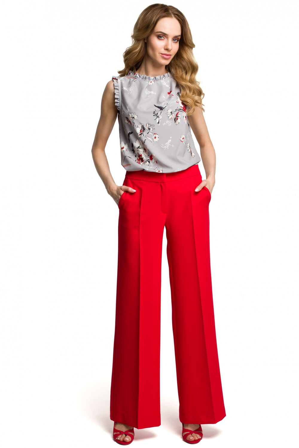 Wide-leg trousers
