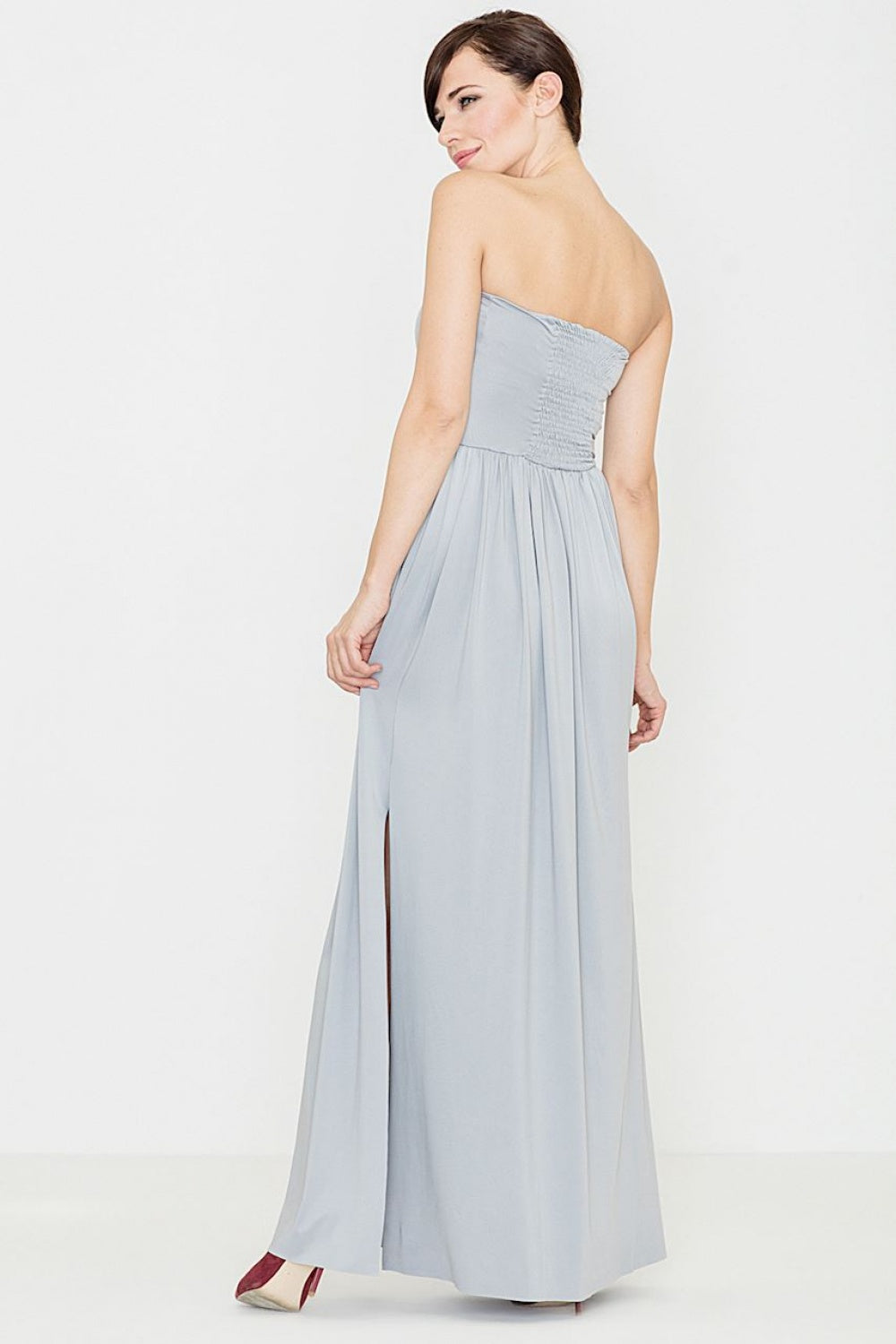 Pleated evening dress