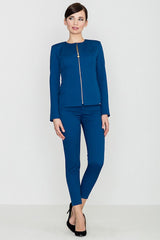 Embossed trousers