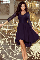 Lace evening dress