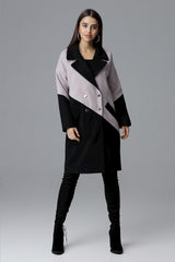 Two-tone coat