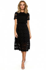 Lace evening dress