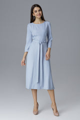 Topstitched dress