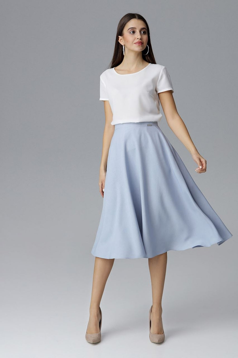 Belted skirt