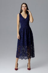 Lace evening dress