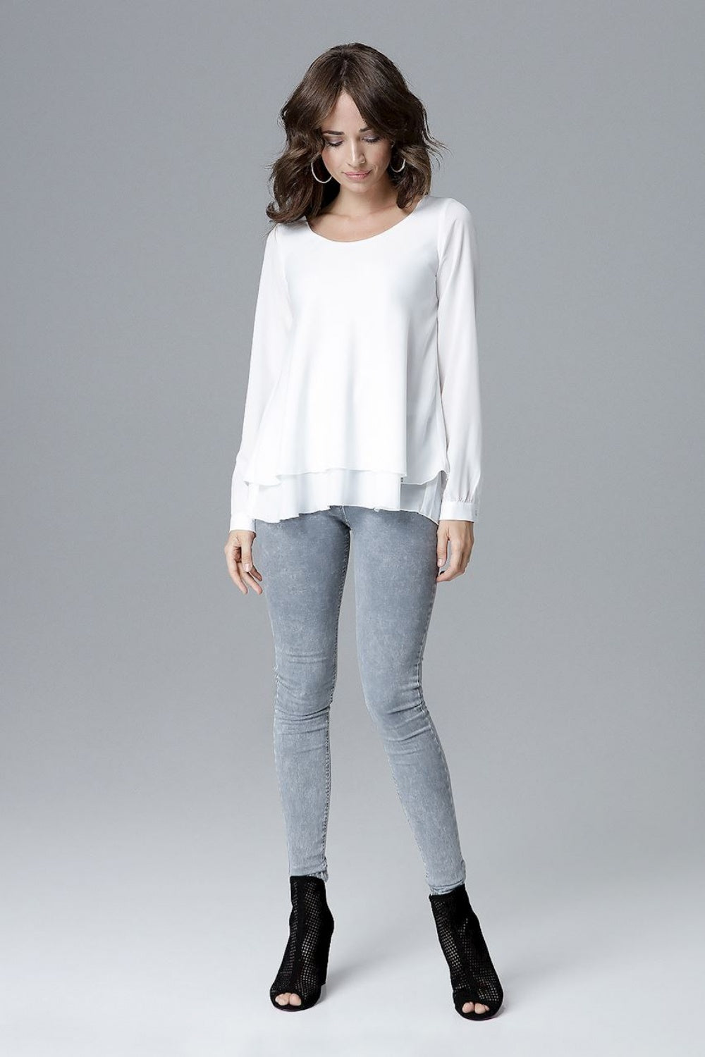 Ruffled blouse
