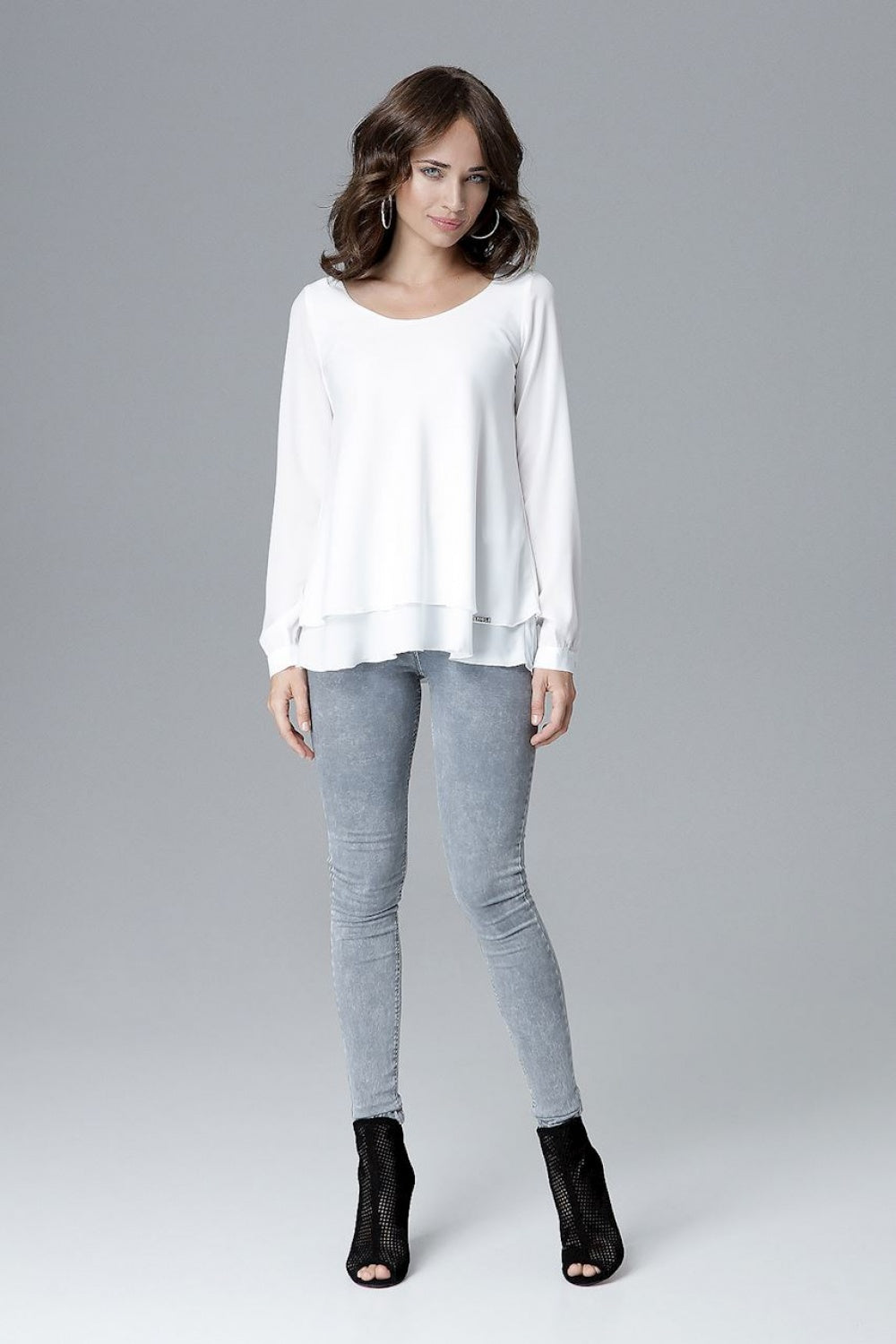 Ruffled blouse